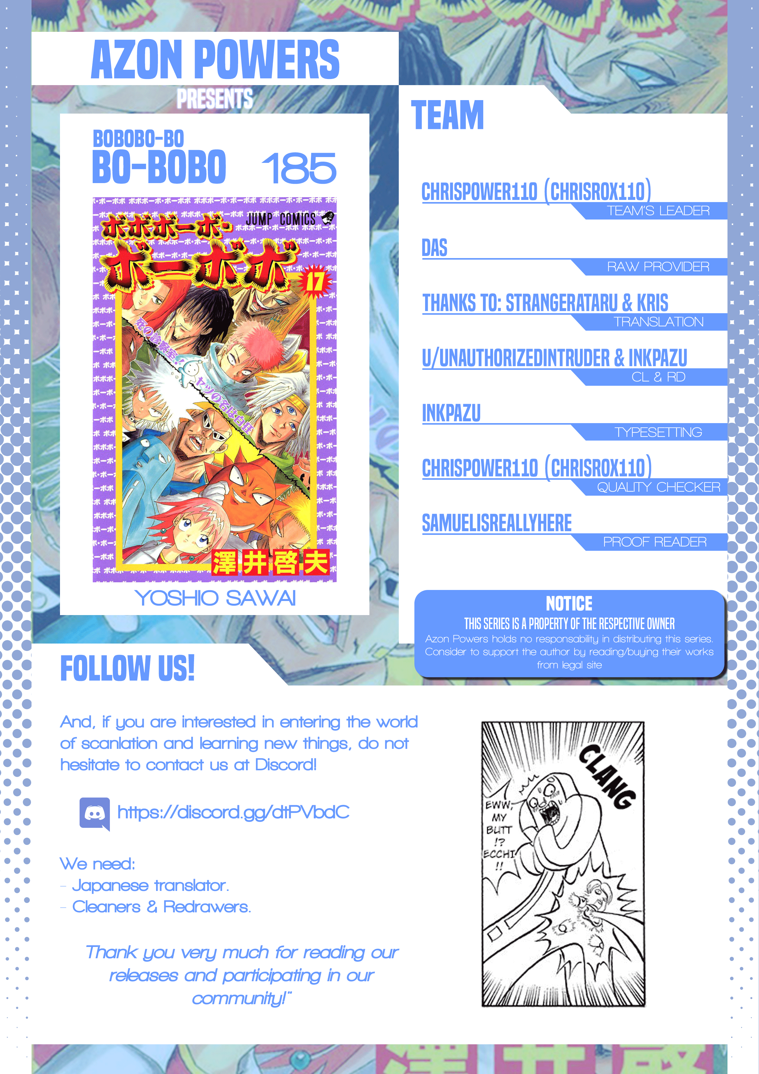 Bobobo-Bo Bo-Bobo Chapter 185 - BidManga.com