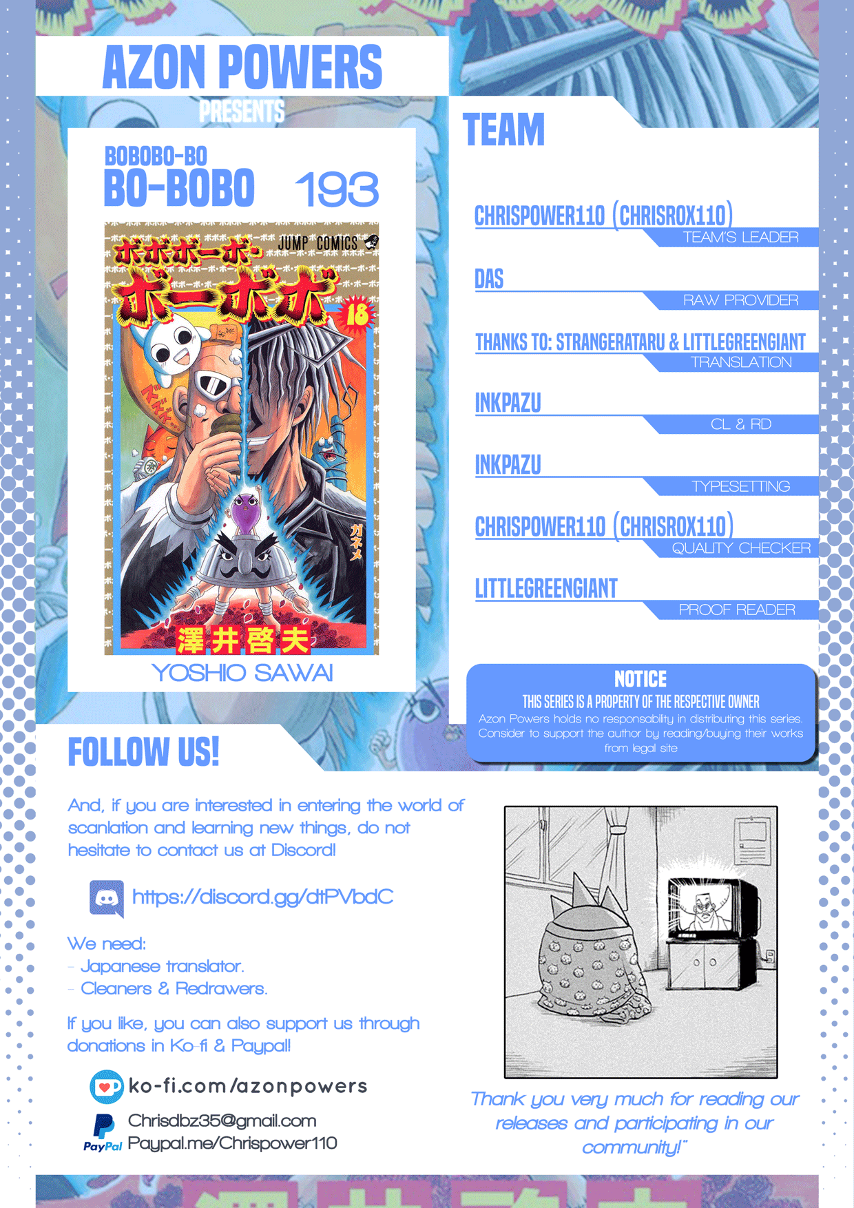 Bobobo-Bo Bo-Bobo Chapter 193 - BidManga.com