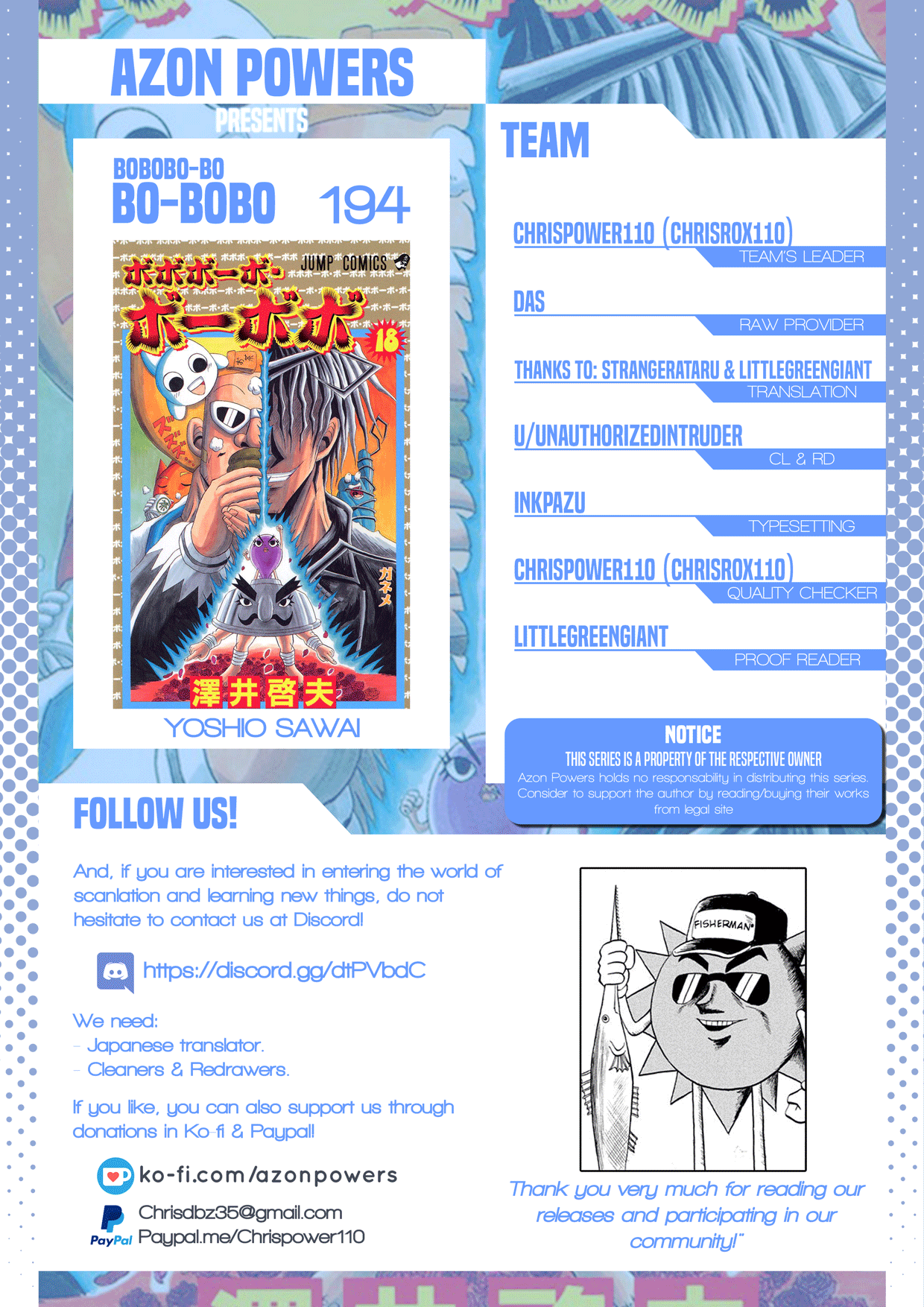 Bobobo-Bo Bo-Bobo Chapter 194 - BidManga.com