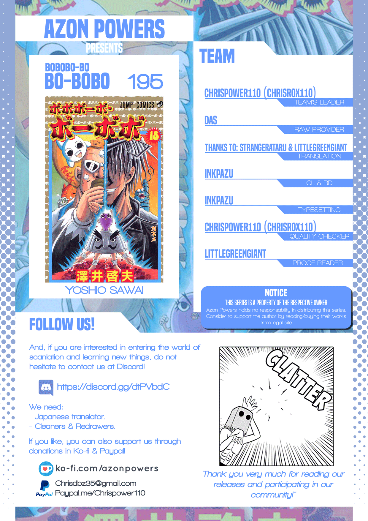 Bobobo-Bo Bo-Bobo Chapter 195 - BidManga.com