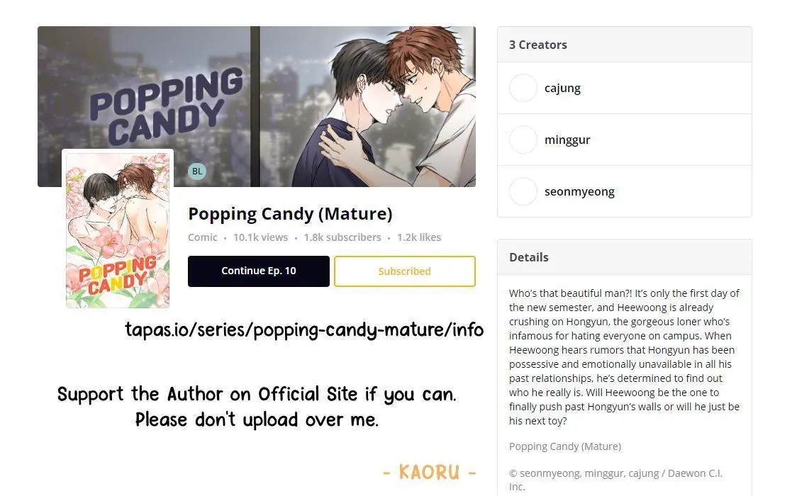 Popping Candy Chapter 65 - BidManga.com