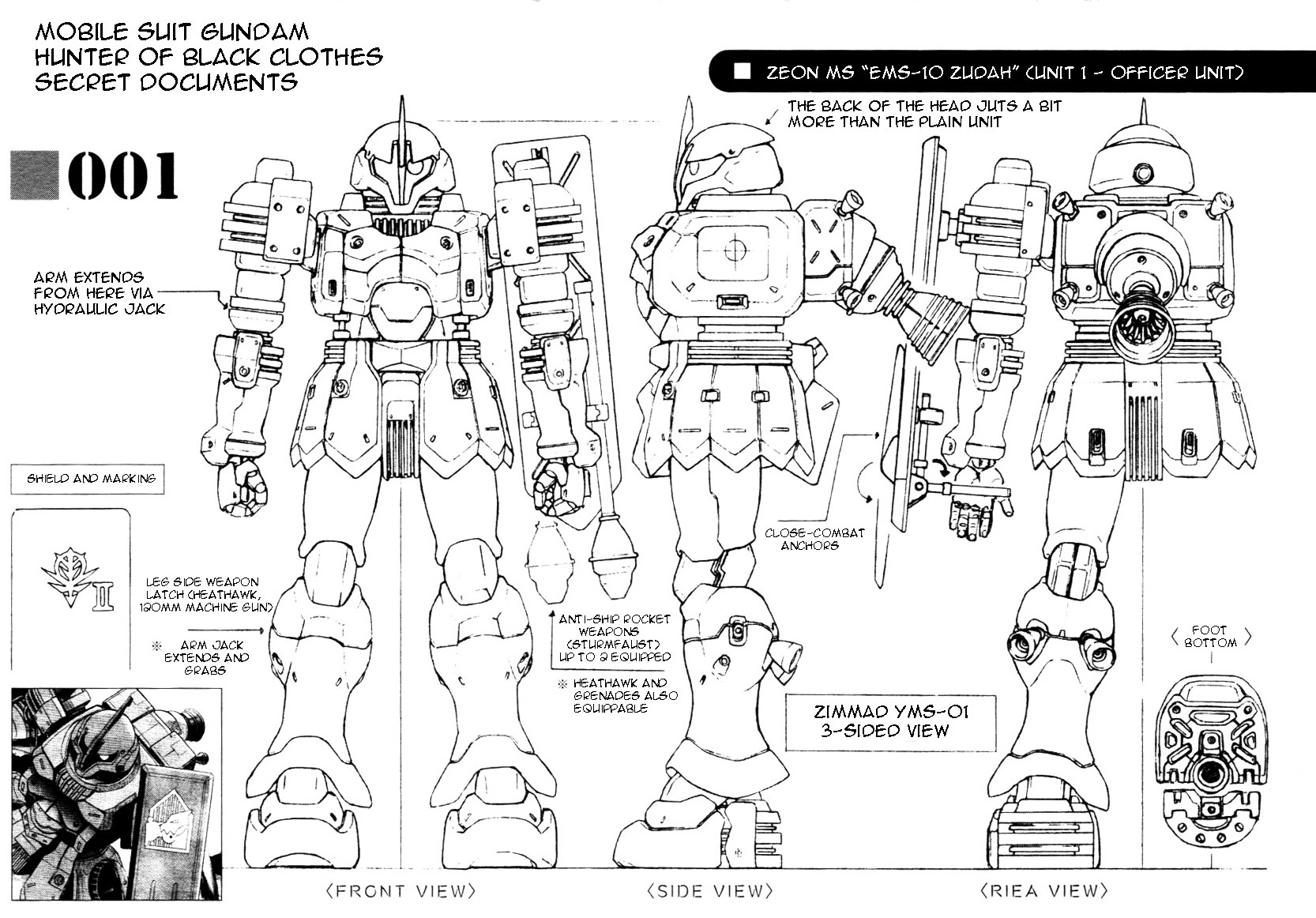 Mobile Suit Gundam: Hunter Of Black Clothes Chapter 0 - ManhuaZ.net