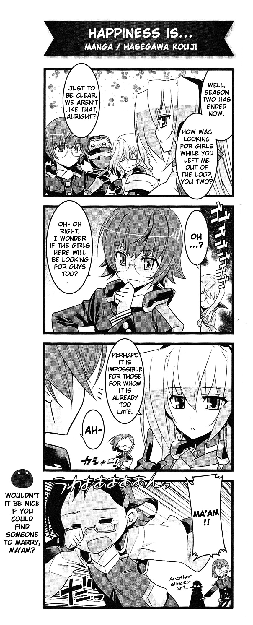 Kyoukai Senjou No Horizon - Animedia 4Koma Chapter 0 - BidManga.com