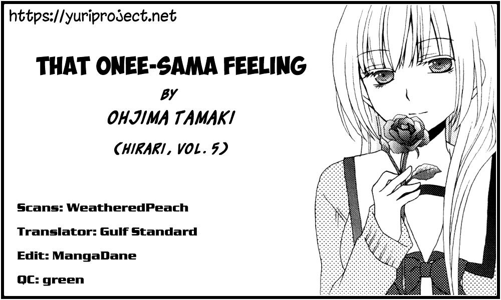 That Onee-Sama Feeling Chapter 1 - BidManga.com