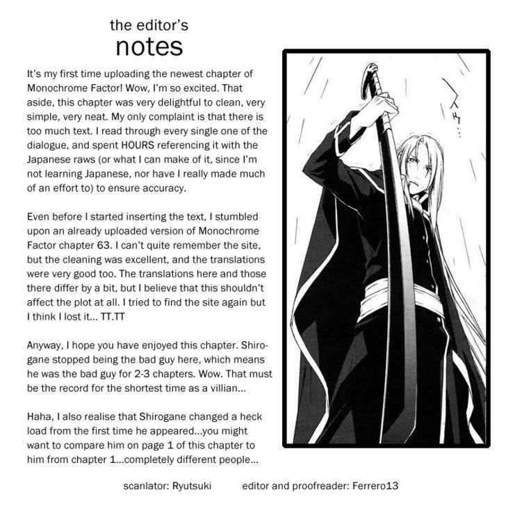 Monochrome Factor Chapter 63 - BidManga.com