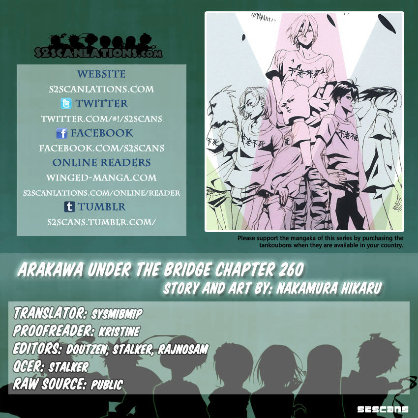 Arakawa Under The Bridge Chapter 260 - BidManga.com