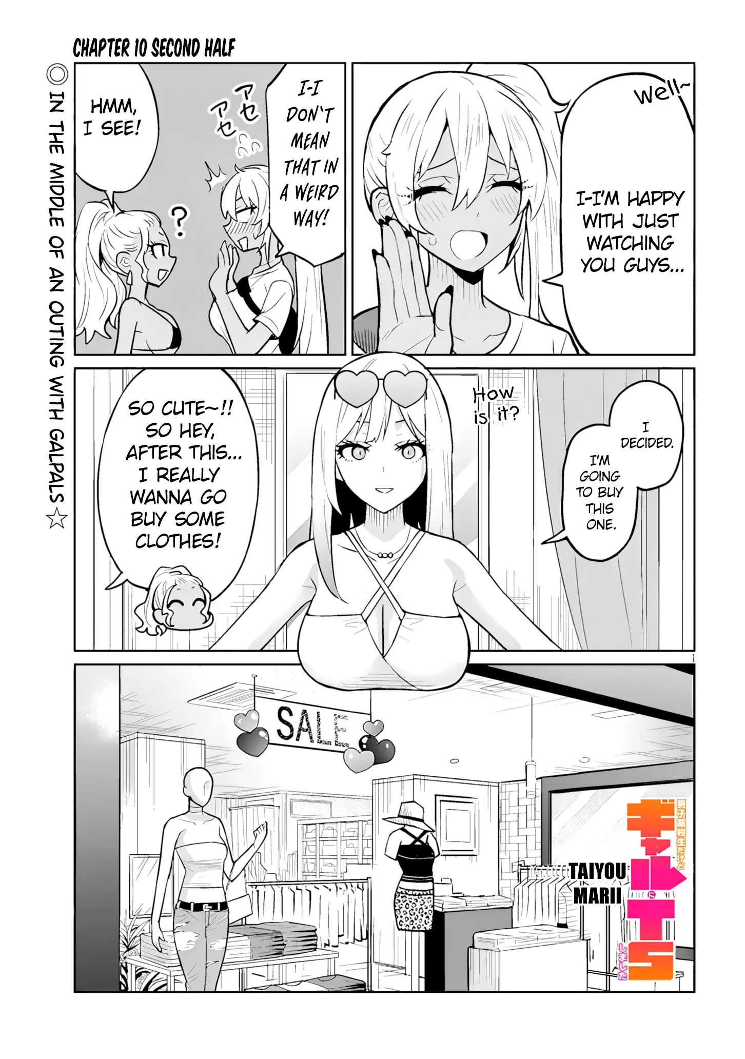 I’M A High School Boy, But I Got Gender-Swapped Into A Gyaru Chapter 10.2 - BidManga.com