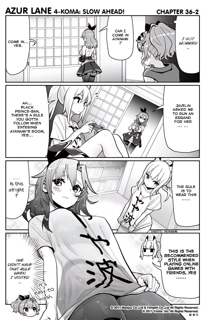 Azur Lane 4-Koma: Slow Ahead Chapter 36 - BidManga.com