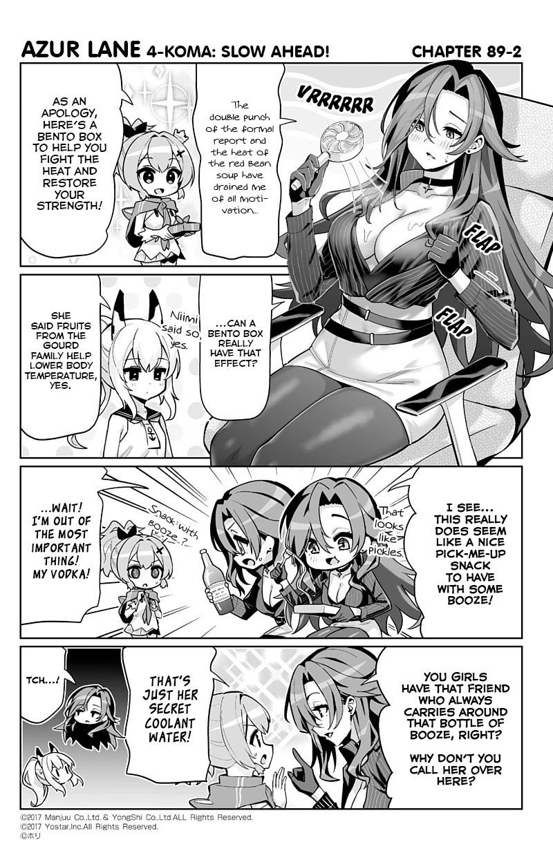 Azur Lane 4-Koma: Slow Ahead Chapter 89 - BidManga.com