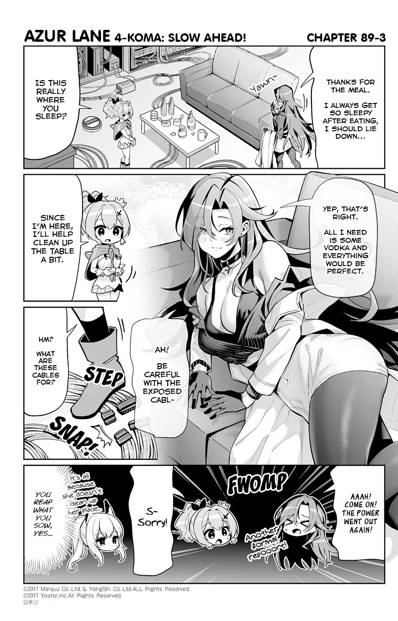 Azur Lane 4-Koma: Slow Ahead Chapter 89 - BidManga.com