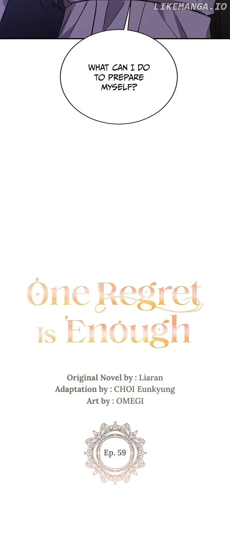 One Regret Is Enough Chapter 59 - BidManga.com