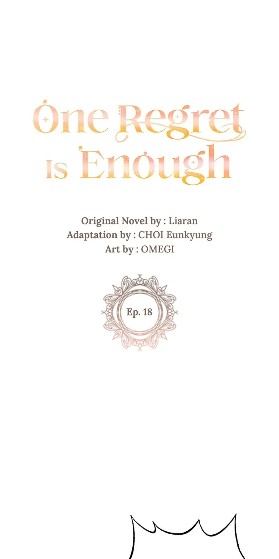 One Regret Is Enough Chapter 18 - BidManga.com