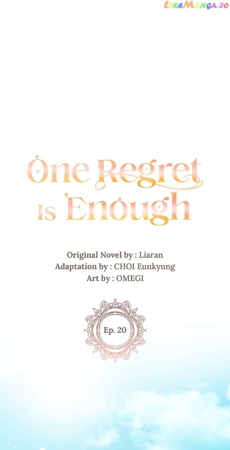 One Regret Is Enough Chapter 20 - BidManga.com