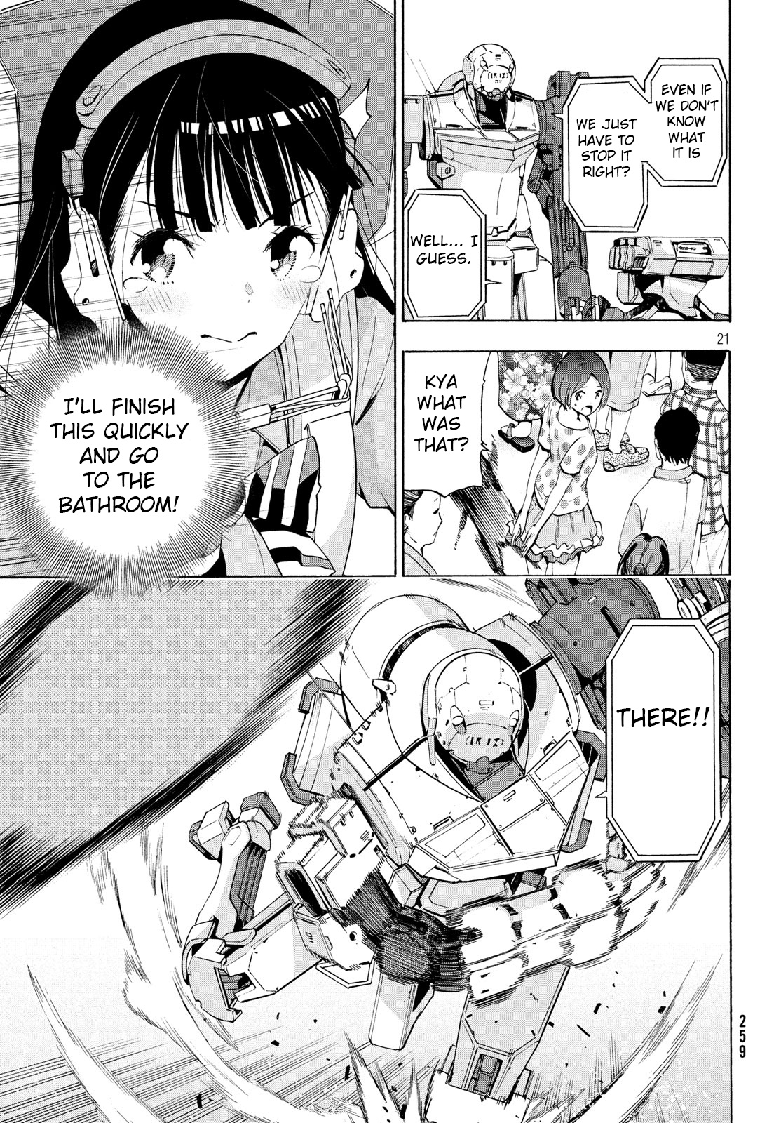 Robot Izonkei Joshi No Meiwaku Na Nichijou Chapter 7.1 - BidManga.com