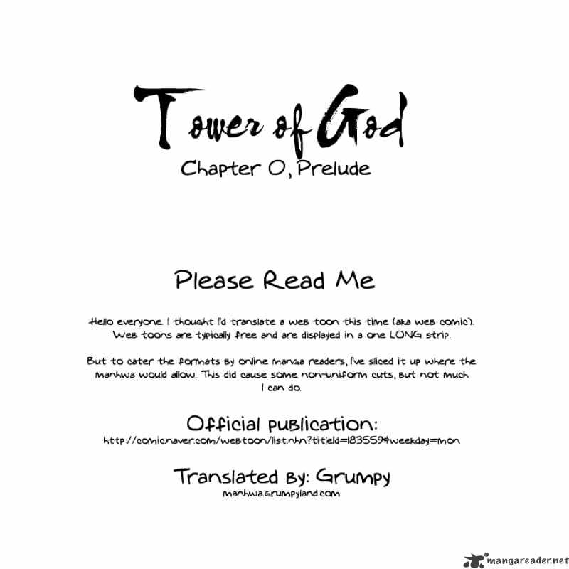 Tower Of God Chapter 1 - BidManga.com