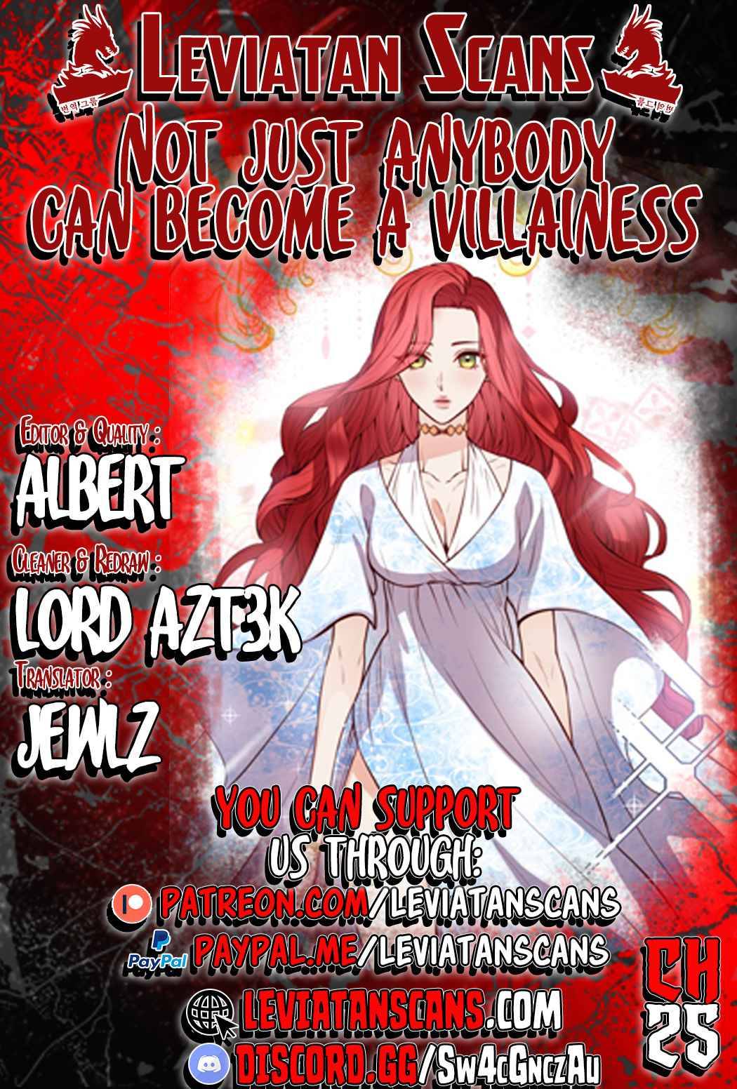 Anyone Can Become a Villainess Chapter 25 - BidManga.com