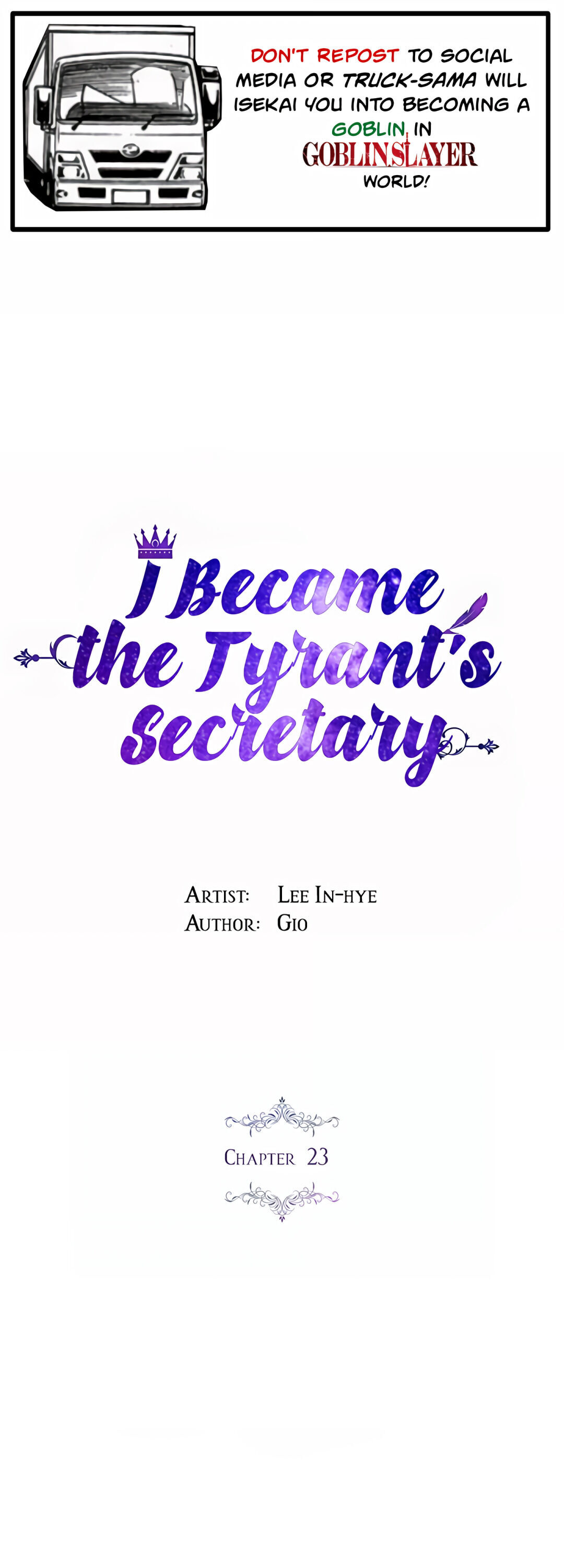 I Became the Tyrant’s Secretary Chapter 23 - BidManga.com