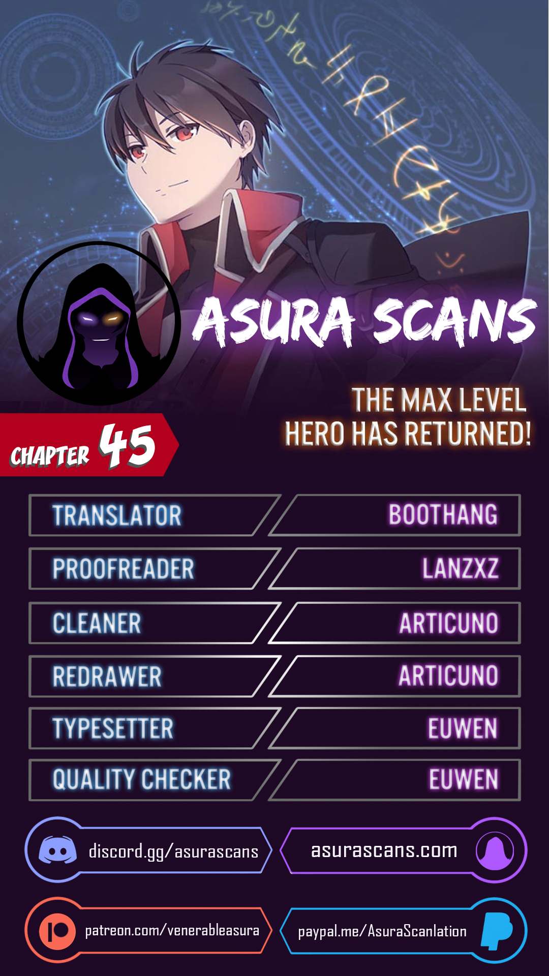 The Max Level Hero has Returned! Chapter 45 - BidManga.com